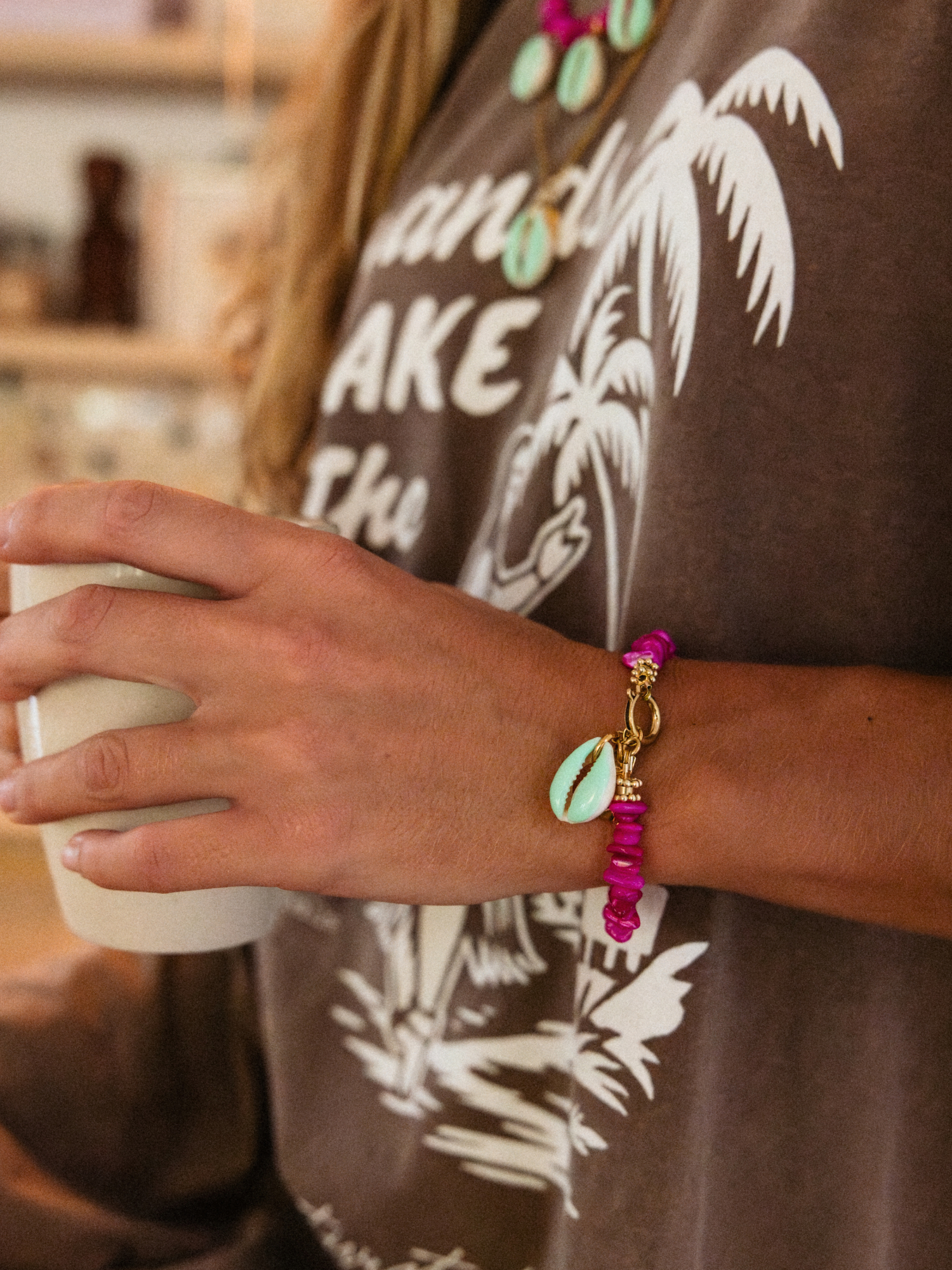 THE SINGLE CAURI BRACELET - ANUANUA Tahiti