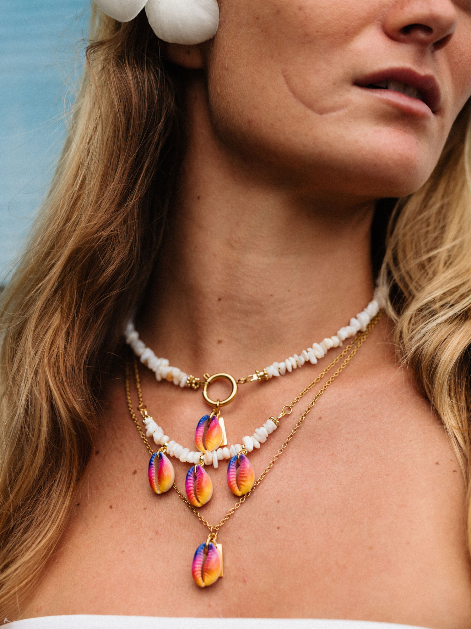 THE SINGLE CAURI CHOKER - ANUANUA Tahiti