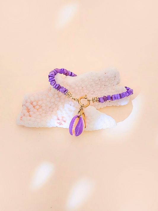 THE SINGLE CAURI BRACELET COLORBLOCK EDITION