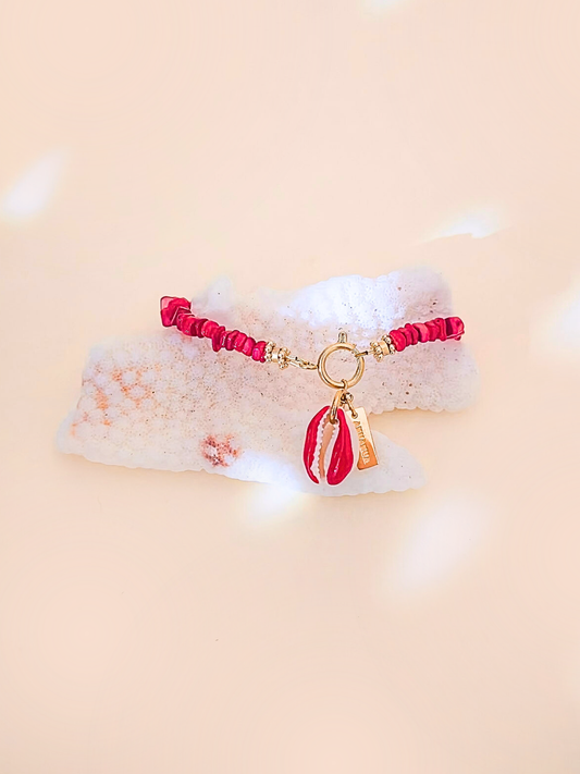 THE SINGLE CAURI BRACELET COLORBLOCK EDITION