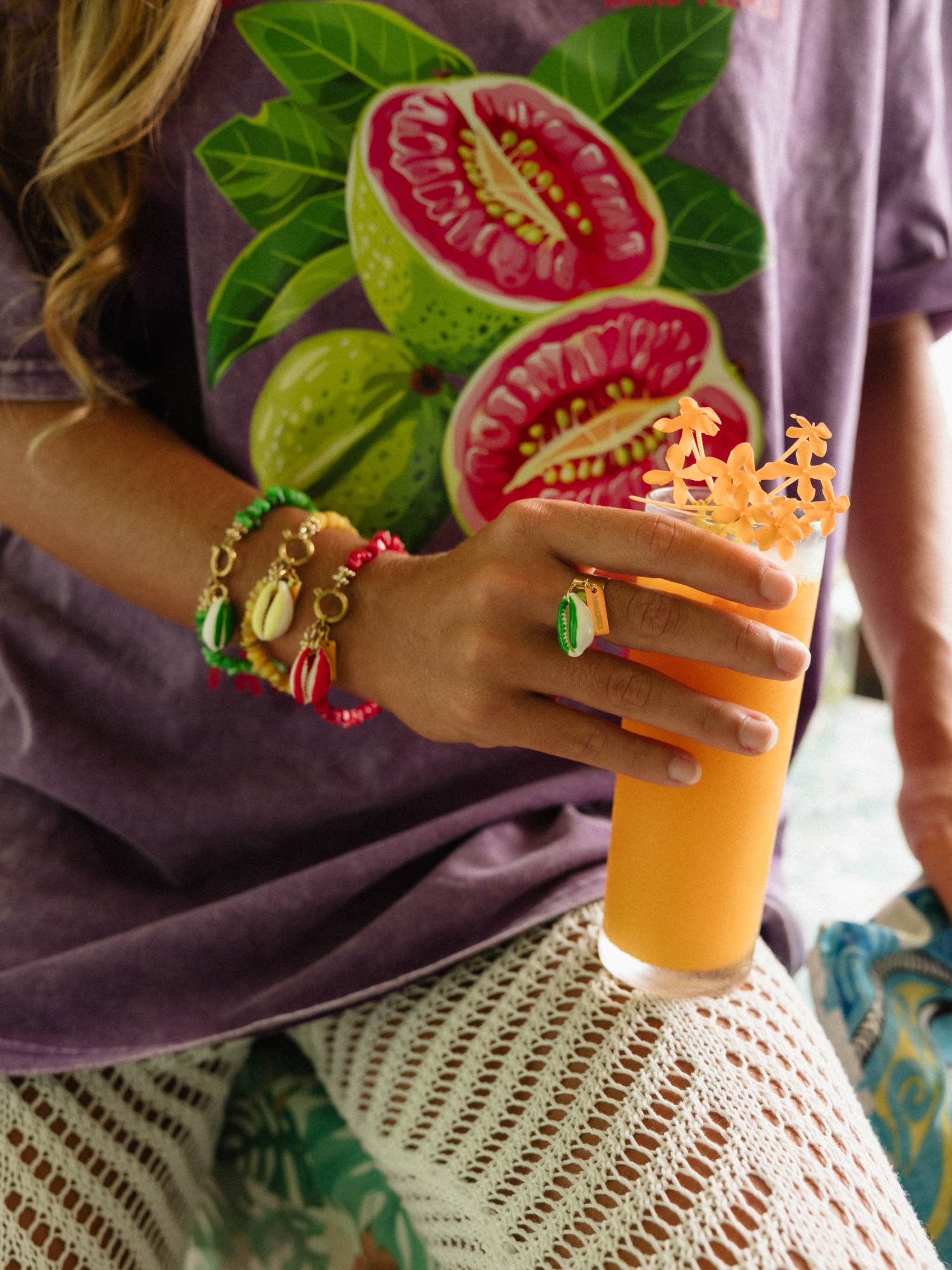 THE SINGLE CAURI BRACELET COLORBLOCK EDITION