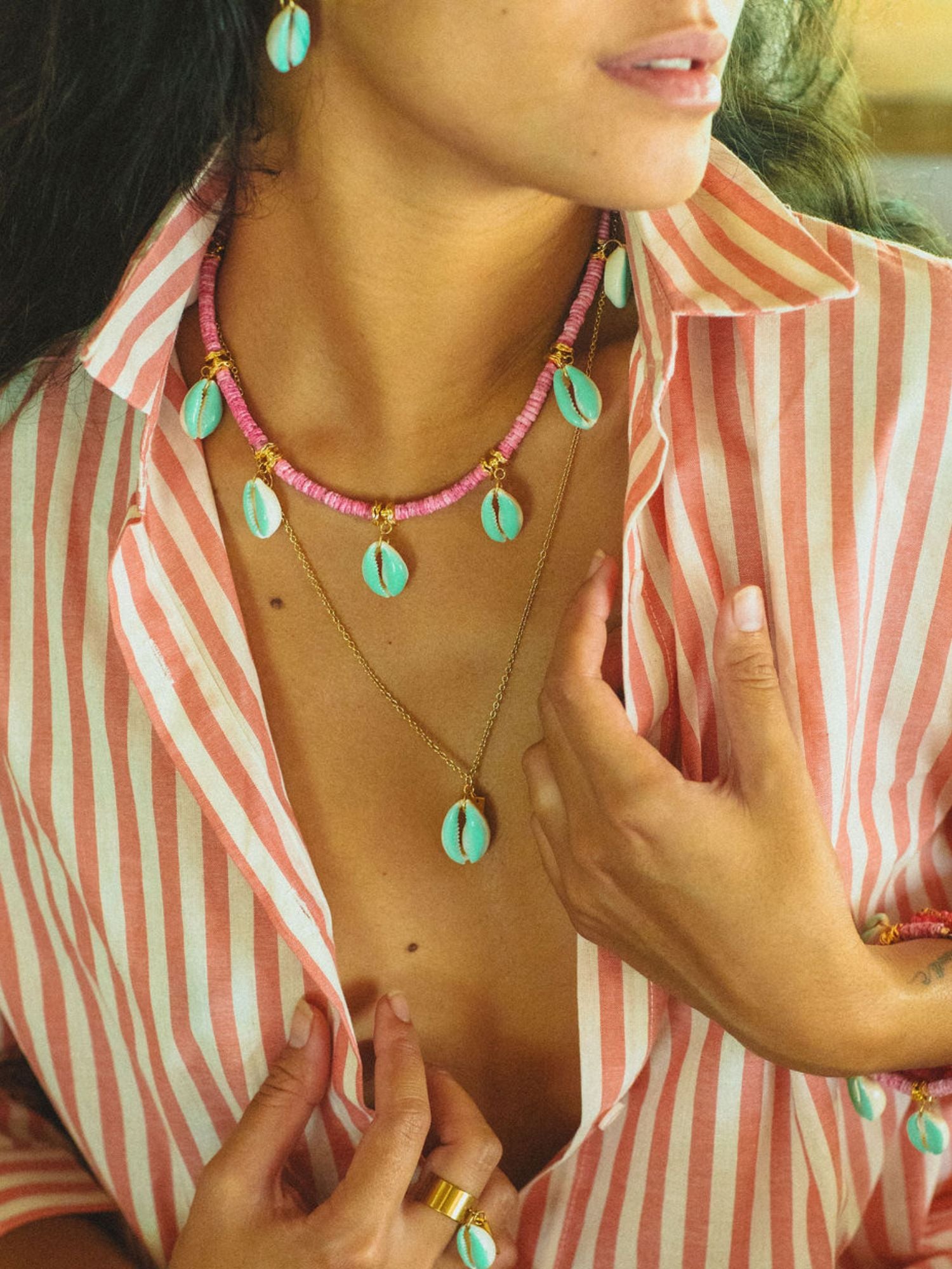 THE CAURI SWING NECKLACE - ANUANUA Tahiti