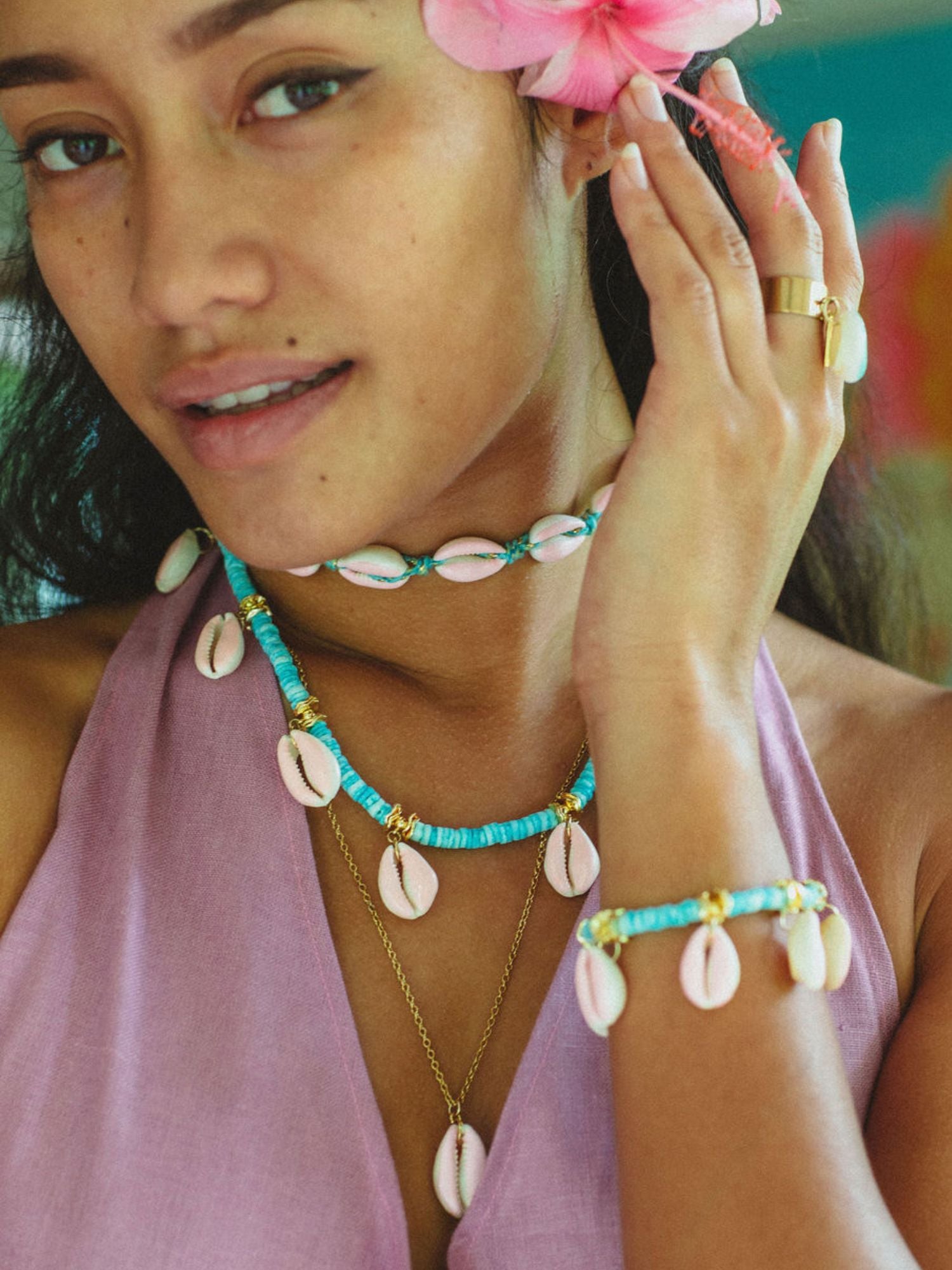 THE CAURI SWING NECKLACE - ANUANUA Tahiti
